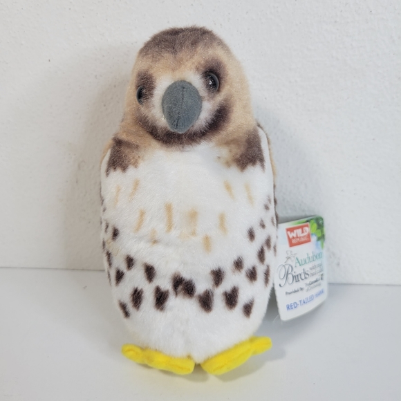 Wild Republic Audubon Birds With bird calls red tailed hawk 6" with tags - Picture 1 of 9